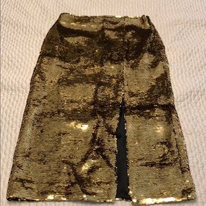 Other stories golden skirt